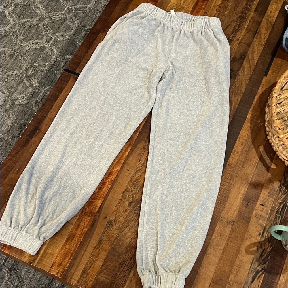 Brandy Melville Light Gray Kids Joggers